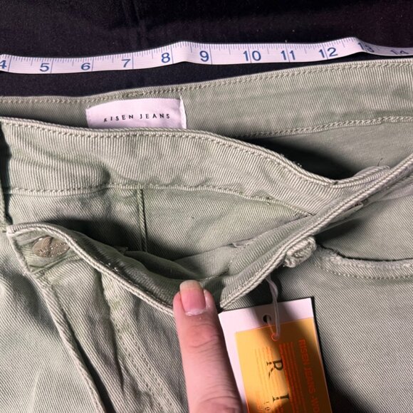 NWT ALIYAH RISEN SHORTS - OLIVE Sz Large - Picture 10 of 13